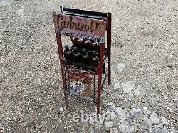 Vintage Garage Forecourt Dispenser Rack Carburol Extremely Rare