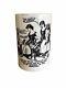 Vintage Glazed Stoneware Jar Kitchenalia Fashion Advertising RARE Crazed Pottery