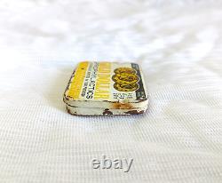 Vintage Gold Dollar Prophylactics Condom Rare Advertising Tin Box USA TB1604