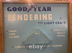 Vintage Good Year Fender Sign Rare Original
