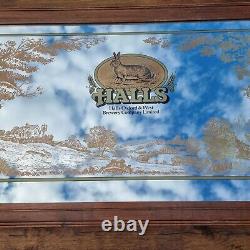 Vintage Halls of Oxford Brewery Advertising Pub Large Mirror Collectibles Rare