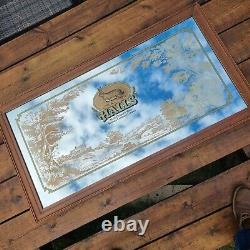 Vintage Halls of Oxford Brewery Advertising Pub Large Mirror Collectibles Rare