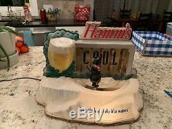 Vintage Hamm's Beer Advertising lighted sign Very Rare works! No Reserve