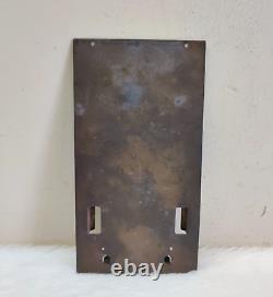 Vintage Hennessy's Brandy Advertising Sign Board Brass Rare Collectible MT200