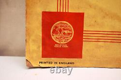 Vintage ILFORD Selo Chrome Film Plates Advertising Sign England Cardboard Rare