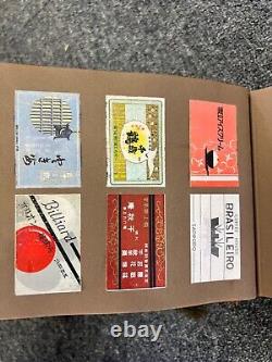 Vintage Japanese Advertising Labels Scrapbook Rare 1930s-50s Ephemera