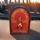 Vintage Johnnie Walker Sign Scotch Whisky Wooden Pub Man cave Rare Picture Prop
