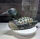 Vintage KEEN KUTTER Wood Painted Duck Decoy Display Advertisement Rare