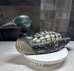 Vintage KEEN KUTTER Wood Painted Duck Decoy Display Advertisement Rare