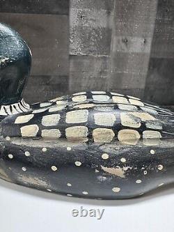 Vintage KEEN KUTTER Wood Painted Duck Decoy Display Advertisement Rare
