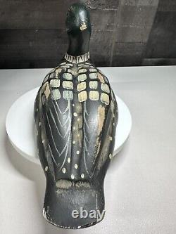 Vintage KEEN KUTTER Wood Painted Duck Decoy Display Advertisement Rare