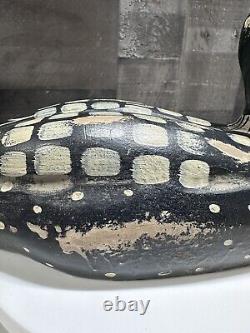 Vintage KEEN KUTTER Wood Painted Duck Decoy Display Advertisement Rare