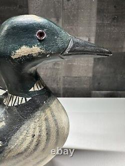 Vintage KEEN KUTTER Wood Painted Duck Decoy Display Advertisement Rare