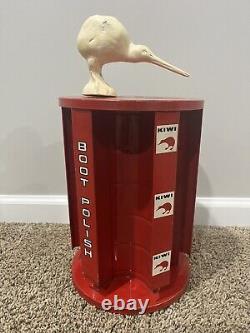 Vintage KIWI Boot / Shine Polish Store Rotating Display Rare