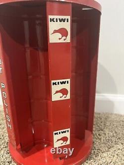 Vintage KIWI Boot / Shine Polish Store Rotating Display Rare