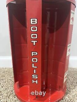 Vintage KIWI Boot / Shine Polish Store Rotating Display Rare