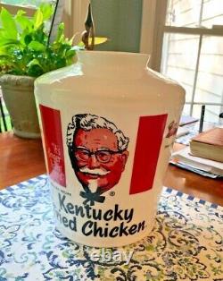 Vintage Kentucky Fried Chicken Bucket Light Glass Globe KFC Shade Retro Rare