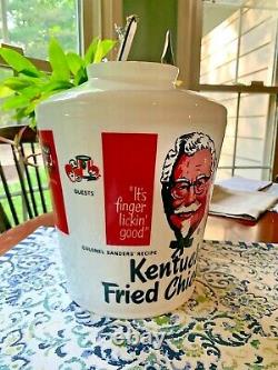 Vintage Kentucky Fried Chicken Bucket Light Glass Globe KFC Shade Retro Rare