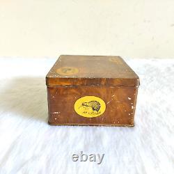 Vintage Kiwi Polishing Outfit Advertising Litho Tin Box Rare Collectible TN489