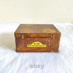Vintage Kiwi Polishing Outfit Advertising Litho Tin Box Rare Collectible TN489