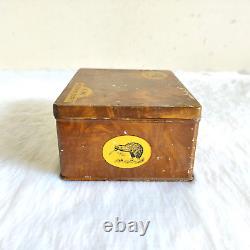 Vintage Kiwi Polishing Outfit Advertising Litho Tin Box Rare Collectible TN489