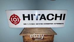 Vintage Lighted Dealership Sign Hitachi Rare Collectibles