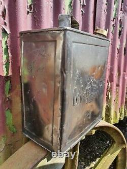 Vintage MP Motor Spirit 2 Gallon Petrol Can Automobilia Collectable RARE 1925