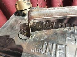 Vintage MP Motor Spirit 2 Gallon Petrol Can Automobilia Collectable RARE 1925