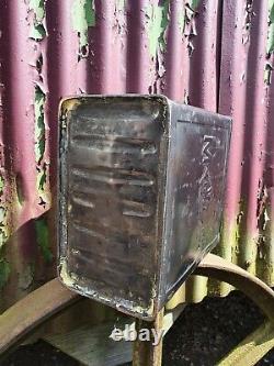 Vintage MP Motor Spirit 2 Gallon Petrol Can Automobilia Collectable RARE 1925