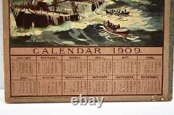 Vintage Marine Insurance Co Ltd 1909 Calendar Advertising Booklet London Rare