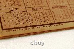 Vintage Marine Insurance Co Ltd 1909 Calendar Advertising Booklet London Rare