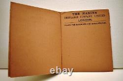 Vintage Marine Insurance Co Ltd 1909 Calendar Advertising Booklet London Rare