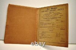 Vintage Marine Insurance Co Ltd 1909 Calendar Advertising Booklet London Rare