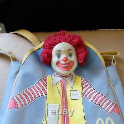 Vintage McDonald's Ronald McDonald Canvas Shoulder Bag Very Rare Harveston Label