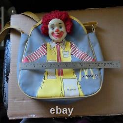 Vintage McDonald's Ronald McDonald Canvas Shoulder Bag Very Rare Harveston Label