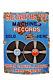Vintage Megaphone Records Porcelain Enamel Advertising Sign 24x18 Inches Rare