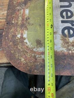 Vintage Metal Sign Rare Original Double Sided