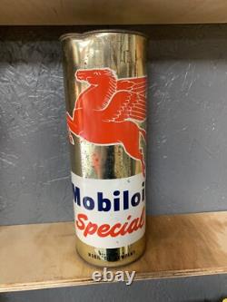 Vintage Mobiloil Rare oil Can Tin Mobil Pegasus Horse
