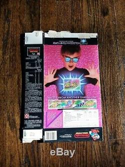 Vintage Nintendo 1989 Ralston Hologram empty cereal box NES Mario Zelda RARE