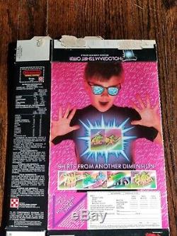 Vintage Nintendo 1989 Ralston Hologram empty cereal box NES Mario Zelda RARE