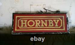 Vintage Official Hornby In Store Illuminated Advertising Sign Working Rare