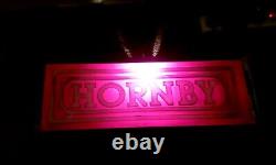 Vintage Official Hornby Sign In Store Illuminated Advertising Working Rare