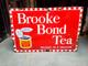 Vintage Old Original Porcelain Enamel Sign Brooke Bond Tea England Rare 1940