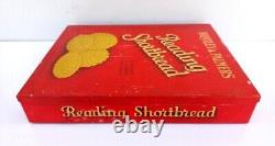 Vintage Old Rare Huntley & Palmers Reading Shortbread Ad Litho Tin Box England