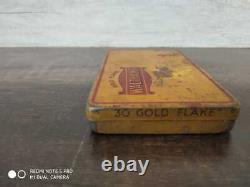 Vintage Old Rare Waltham's Gold flake Cigarette Ad Litho Tin Box Made In London