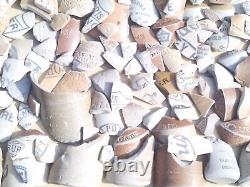 Vintage Olde Historic Shards Rare Beach Finds Pottery Ginger Beers Writing On