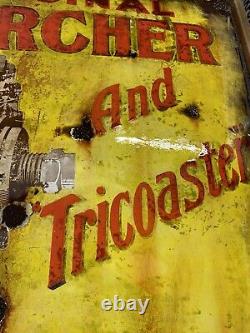 Vintage Original Enamel Sign Sturmey Archer Rare