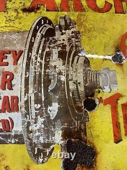 Vintage Original Enamel Sign Sturmey Archer Rare