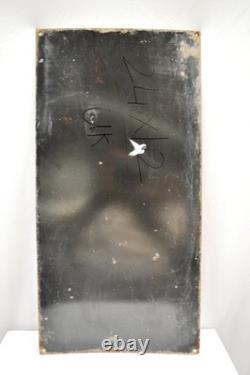 Vintage Original Esso Elephant Kerosene Porcelain Enamel Sign India 24x12 Rare