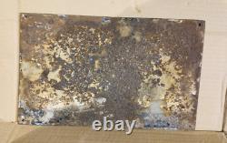Vintage Original Old Porcelain Enamel Sign Dewar's Perth Whisky Very Rare 1910